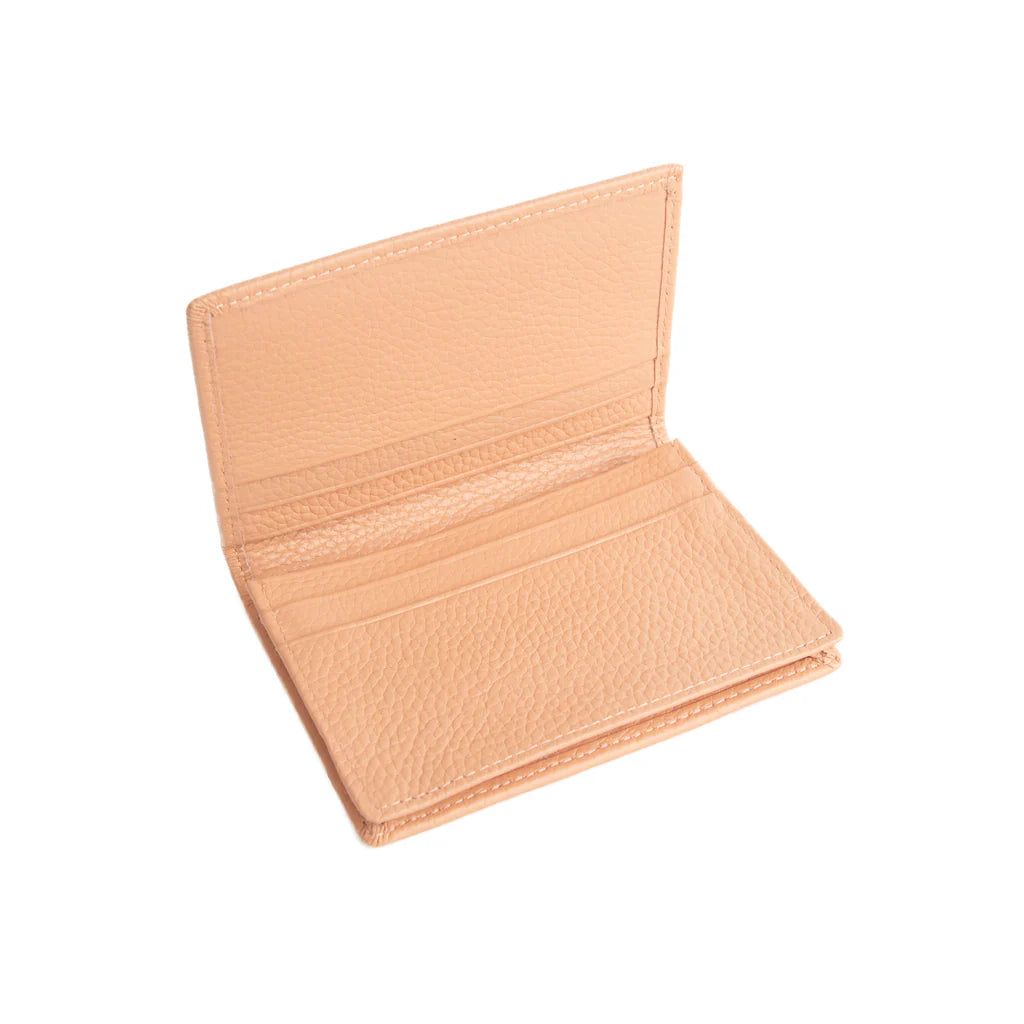 Leather Card Case Cream