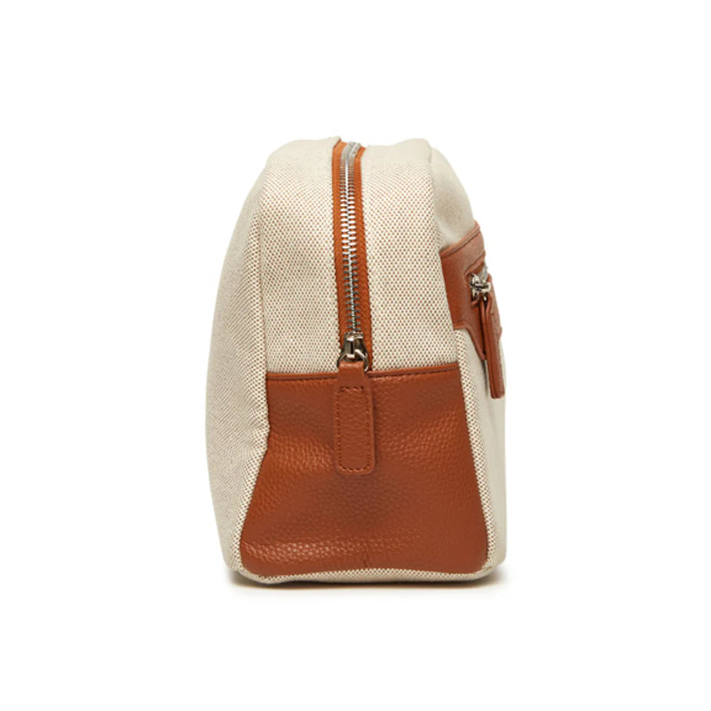 Capri Cosmetic Bag Brown