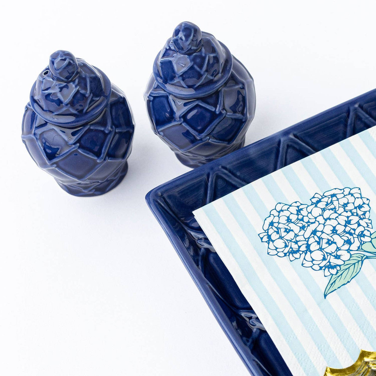 Boxed S&P Set Ginger Jar Navy