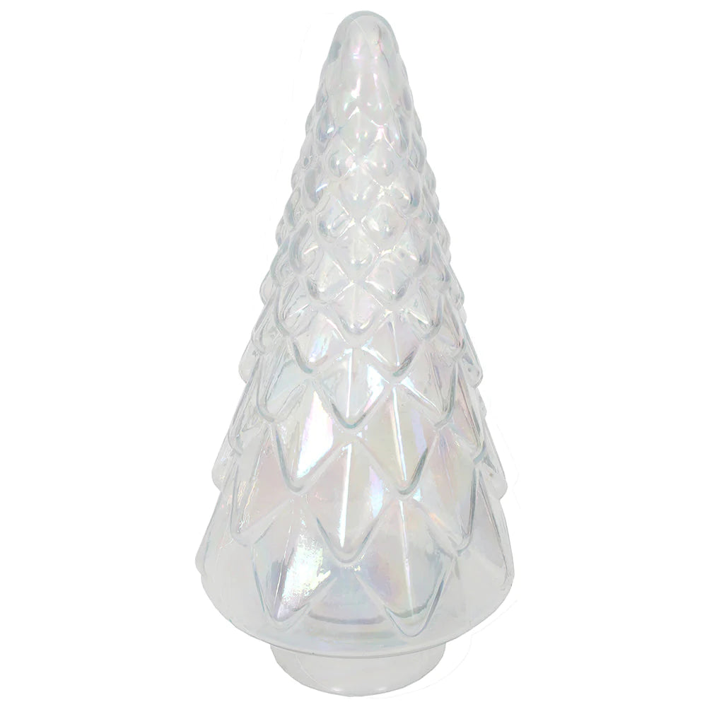 Christmas Tree Faceted 5" x 12" H - Luster