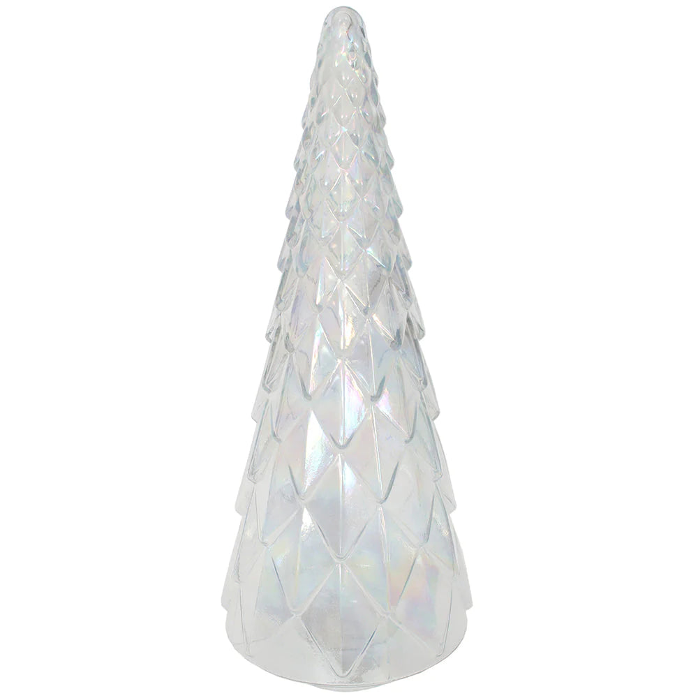 Christmas Tree Faceted 9" x 24" H - Luster