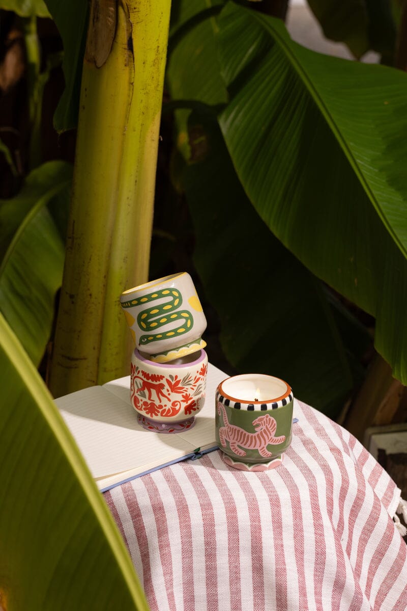 A Dopo Snake Candle Wild Lemongrass