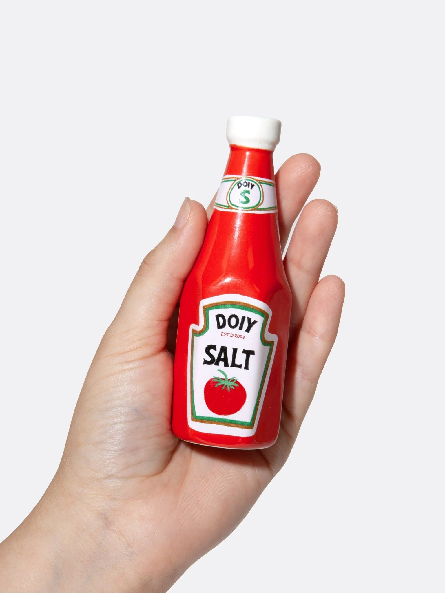 Corner Shop Salt and Pepper Shakers Ketchup&Mustard