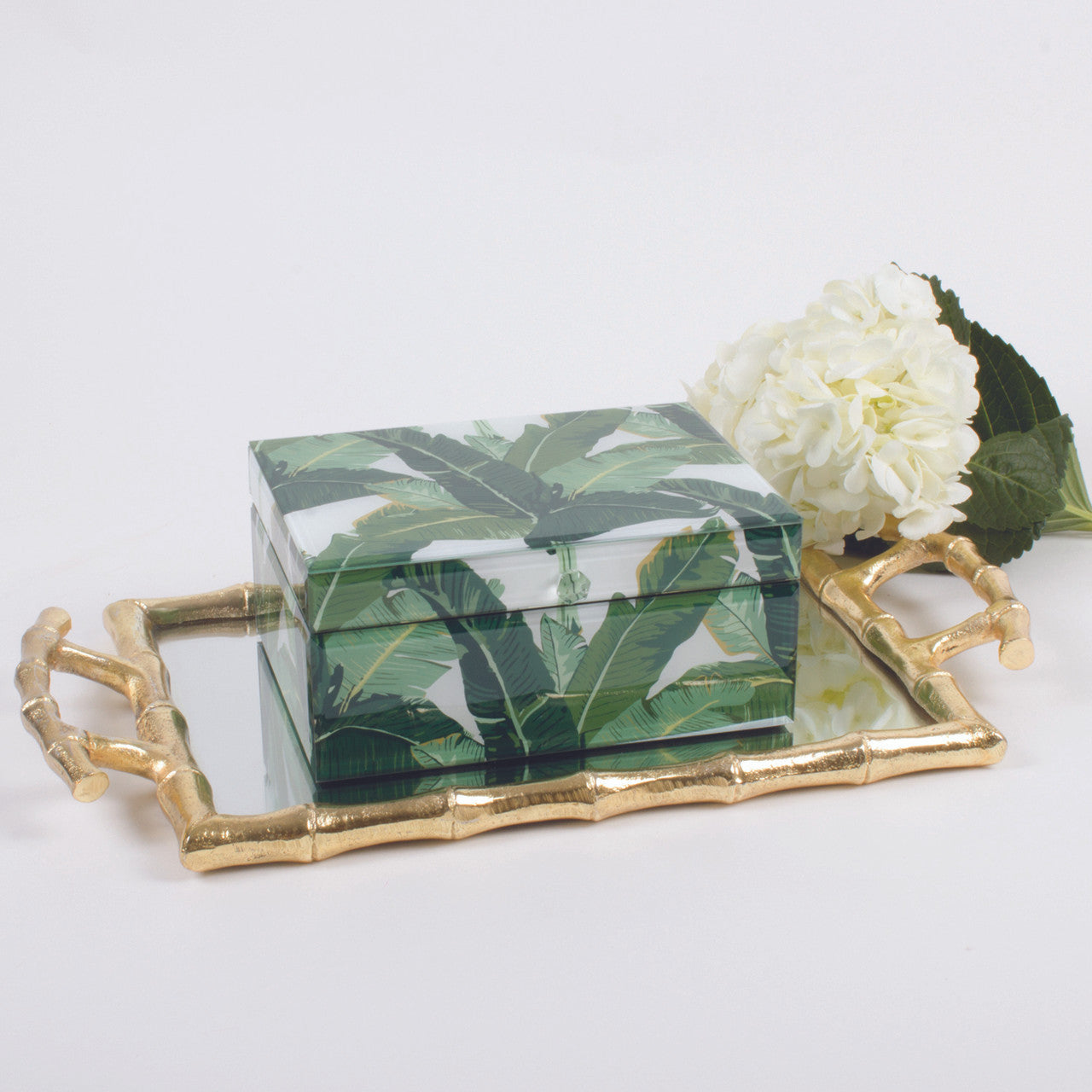 Vanity Tray Bamboo Gold