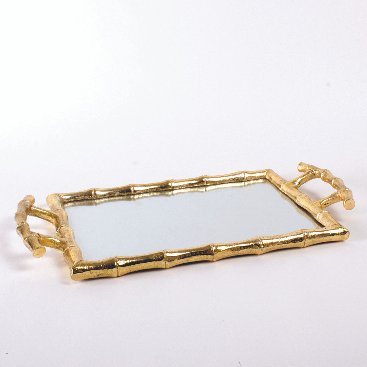 Vanity Tray Bamboo Gold