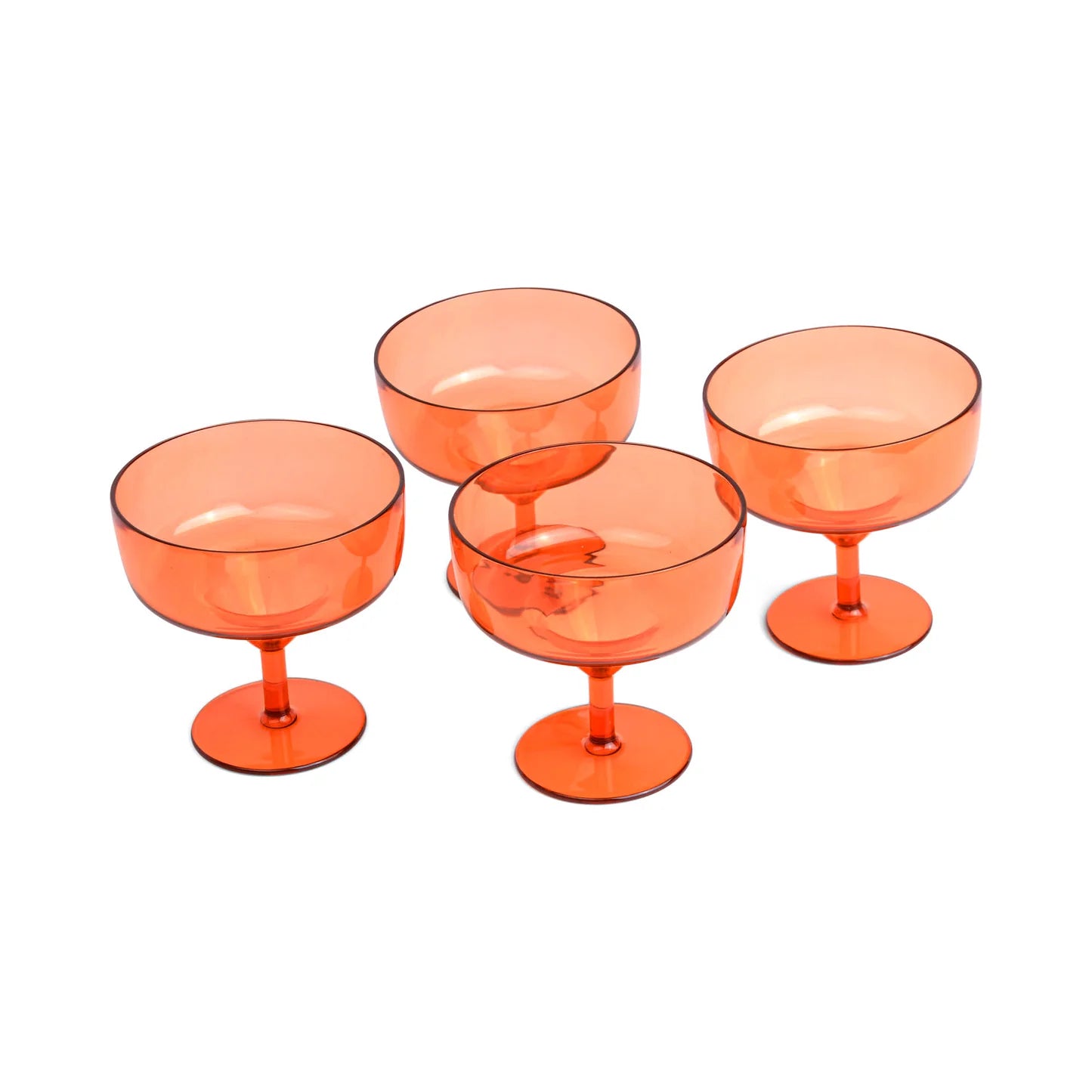 The Rue Margarita Glass Set Of 4 Orange