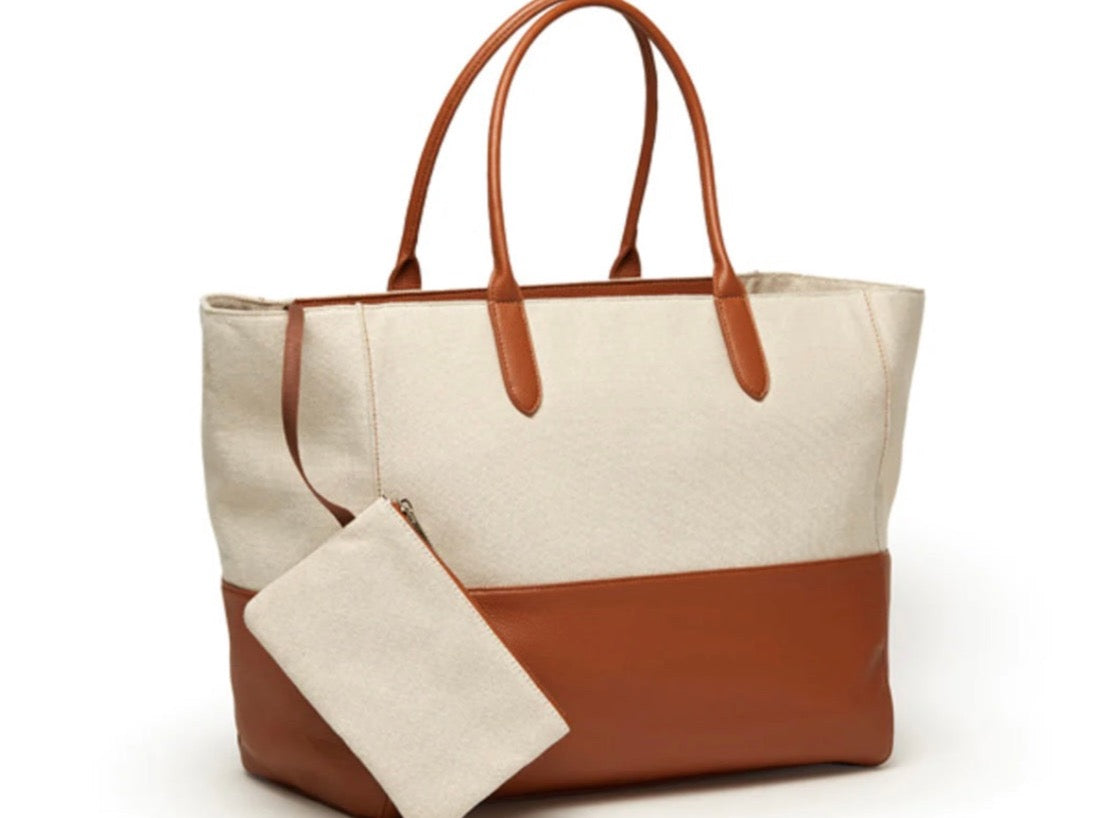 Capri Tote Bag With Pouch