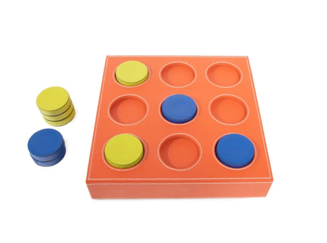 Ellen Tic Tac Toe Set Orange