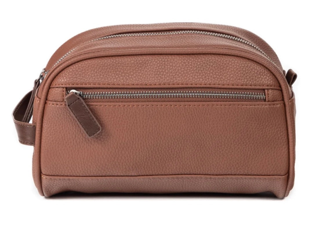 The Davidson Toiletry Bag Brown