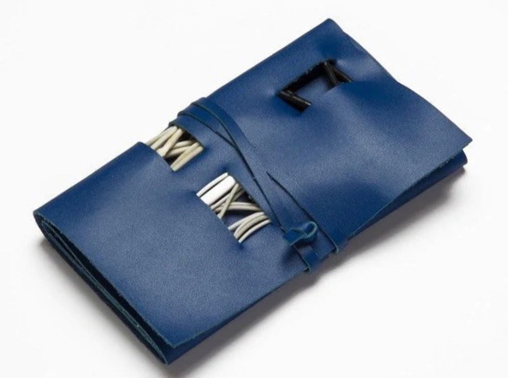 Travel Cord Roll Blue