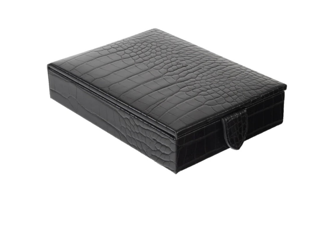 Sydney Travel Jewelry Box Black