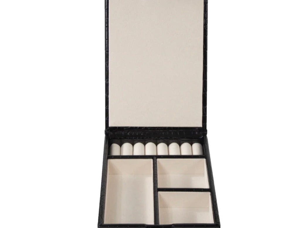 Sydney Travel Jewelry Box Black