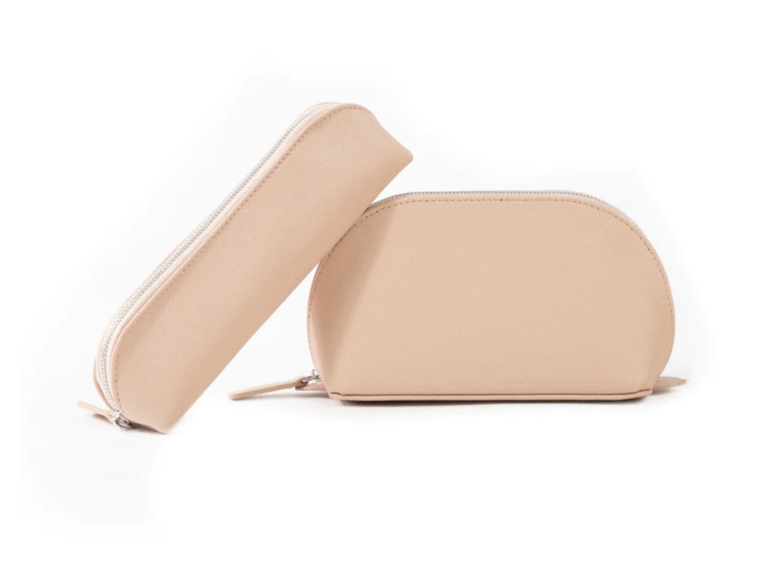 Corie Cosmetic And Brush Case Taupe