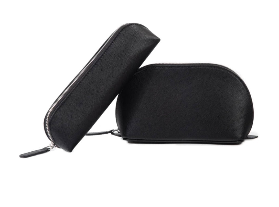 Corie Cosmetic And Brush Case Black