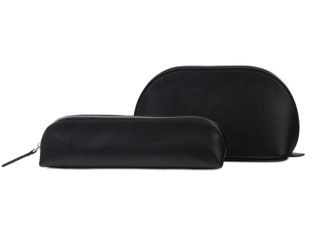 Corie Cosmetic And Brush Case Black