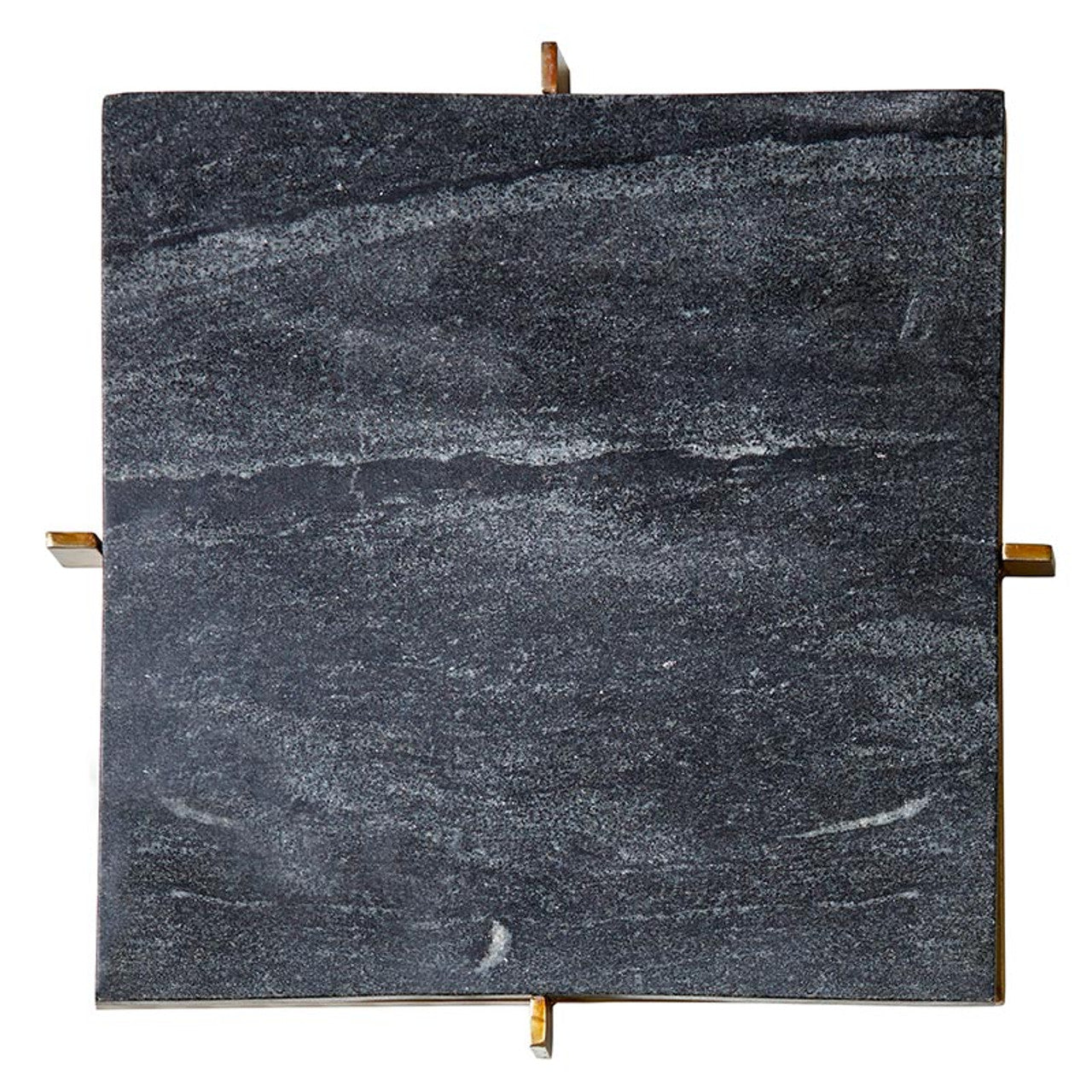 Marble Trays With Gold