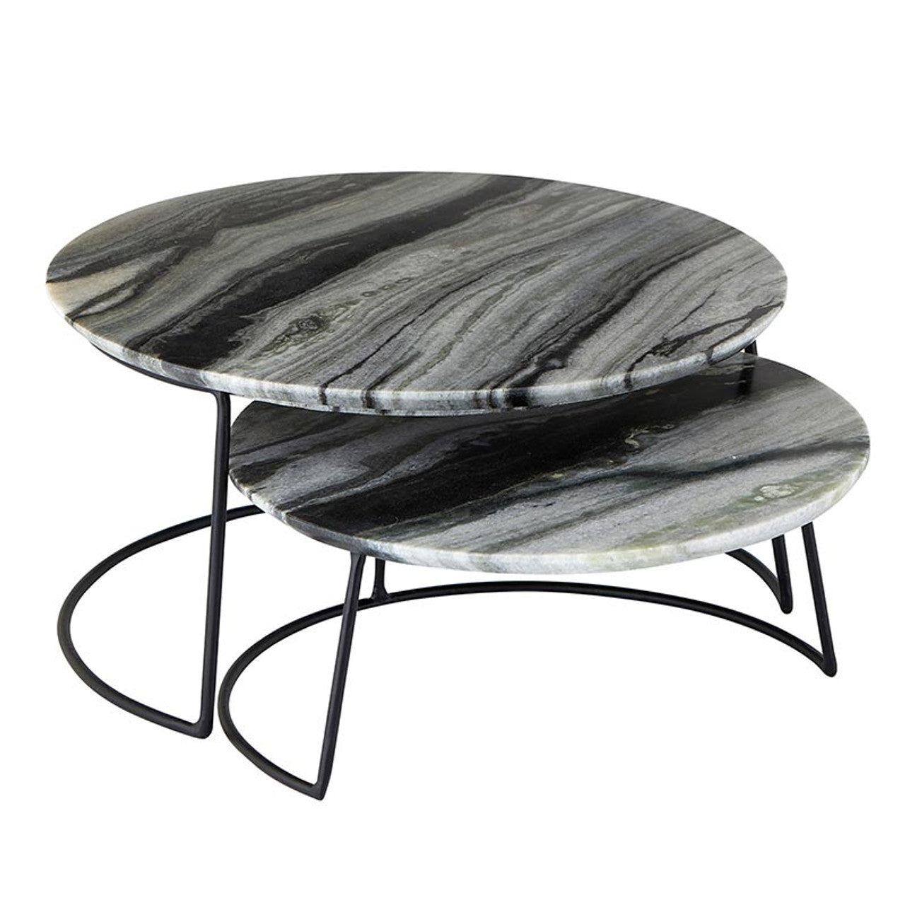 10" Marble Nested Trays