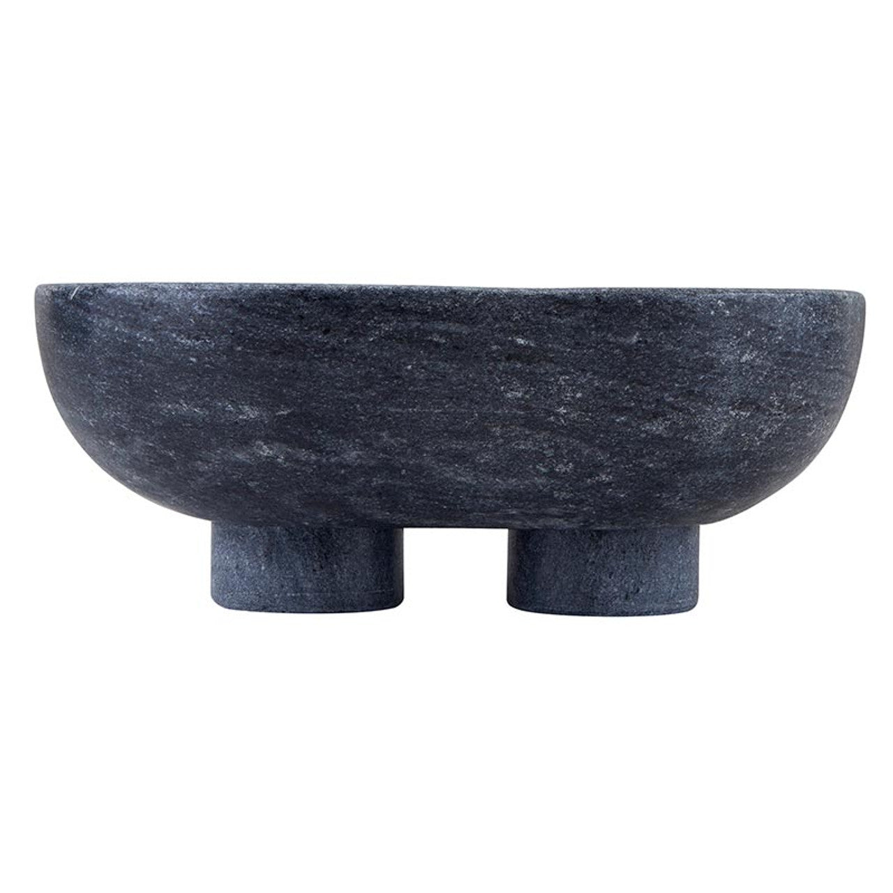 Large Charcoal Footed Bowl