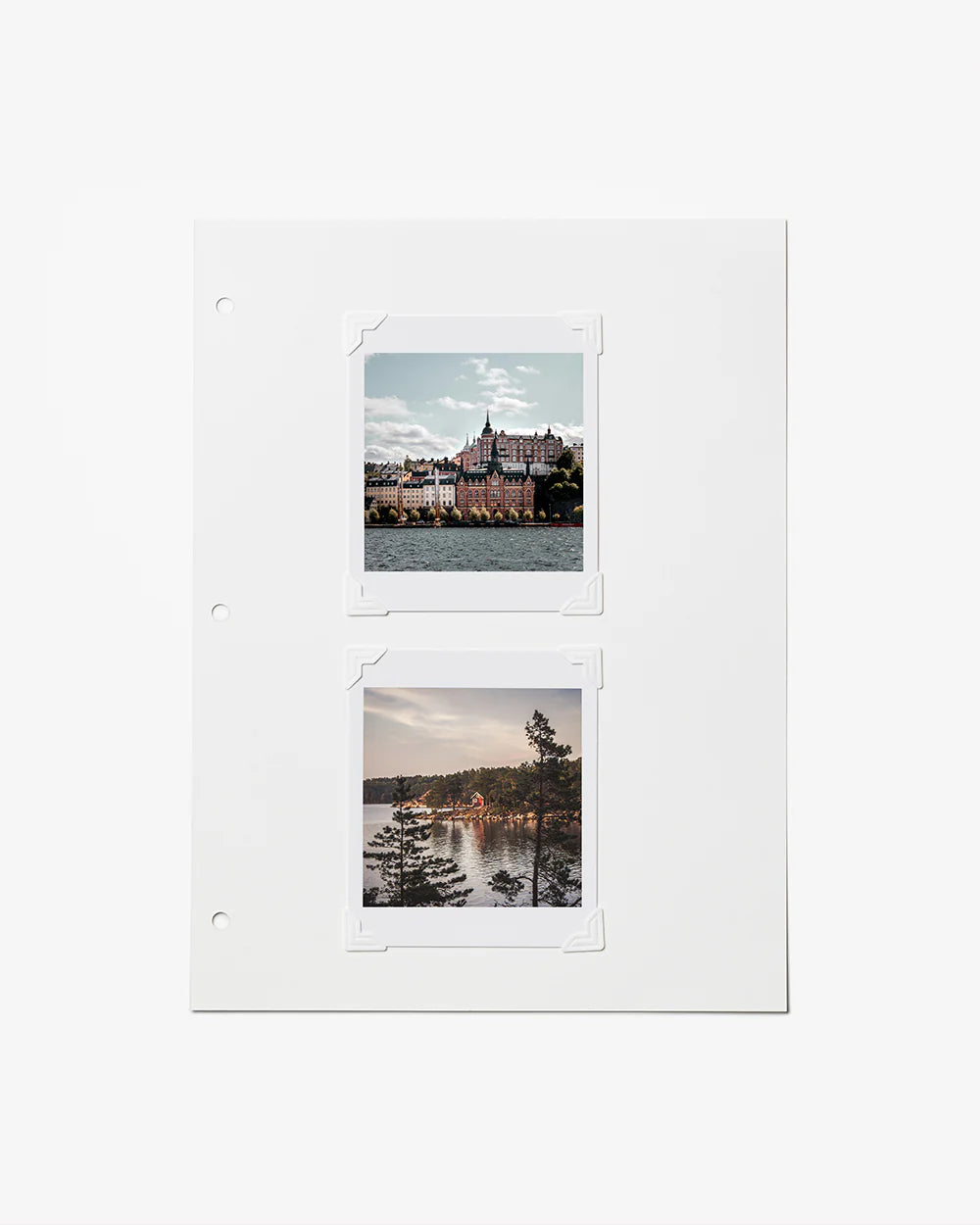 Photo Album Photo Corners White