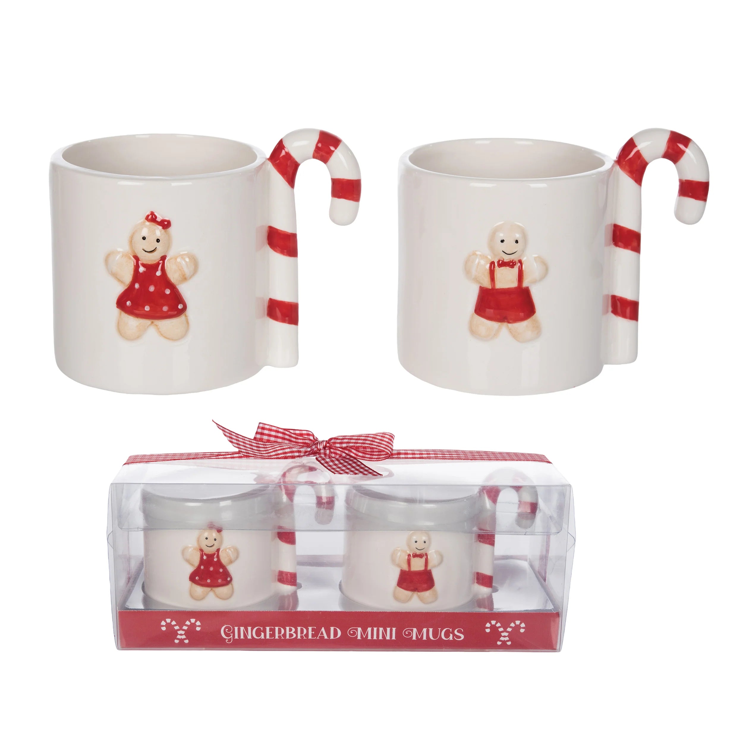 1 Dol Gingerbread Embossed Icon Mini Mug