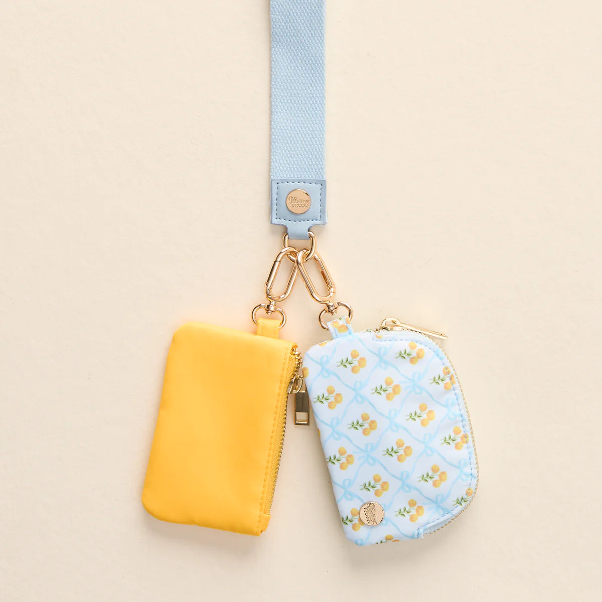Dynamic Duo Pouch Wristlet Marigold Lane Blue