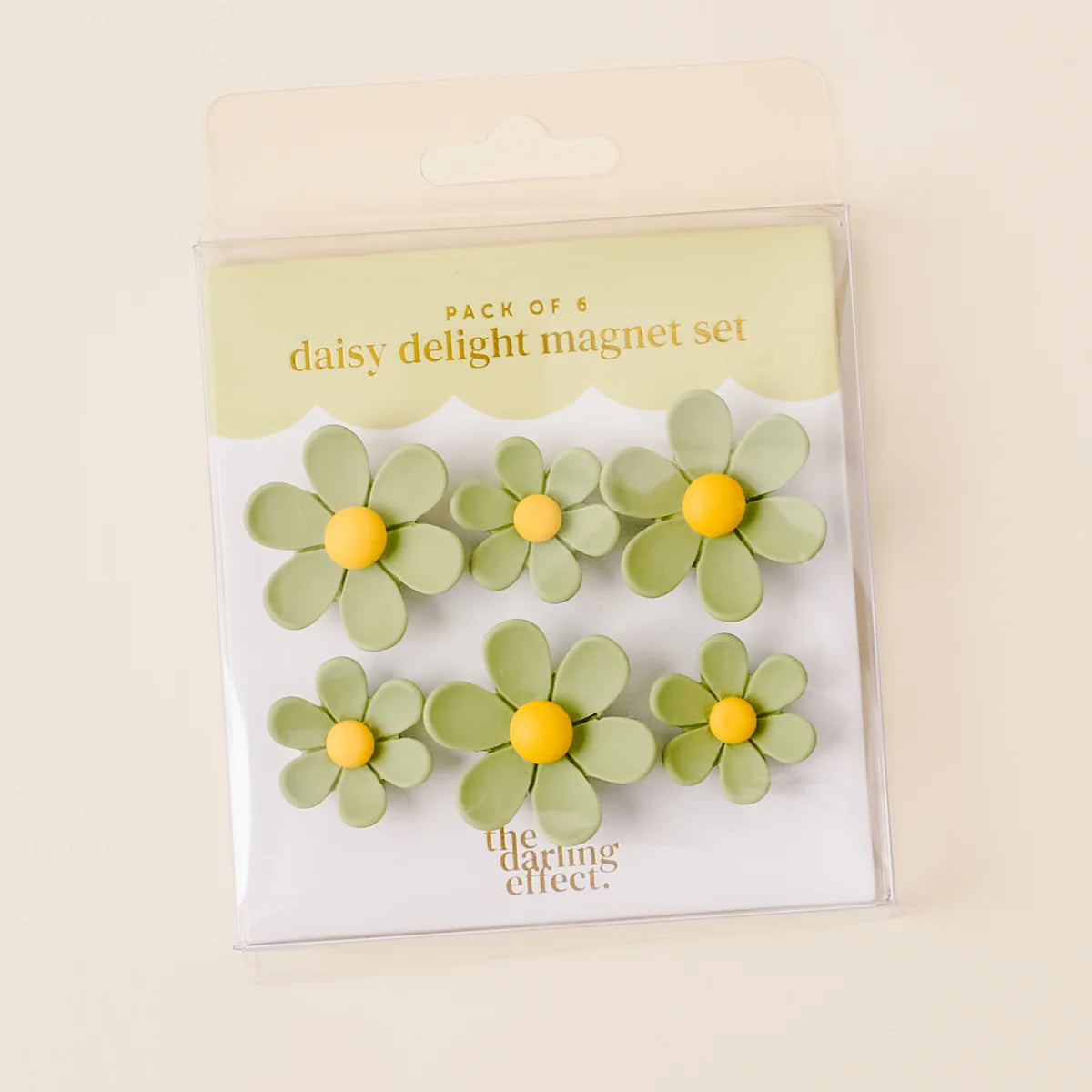 Daisy Delight Magnet Green