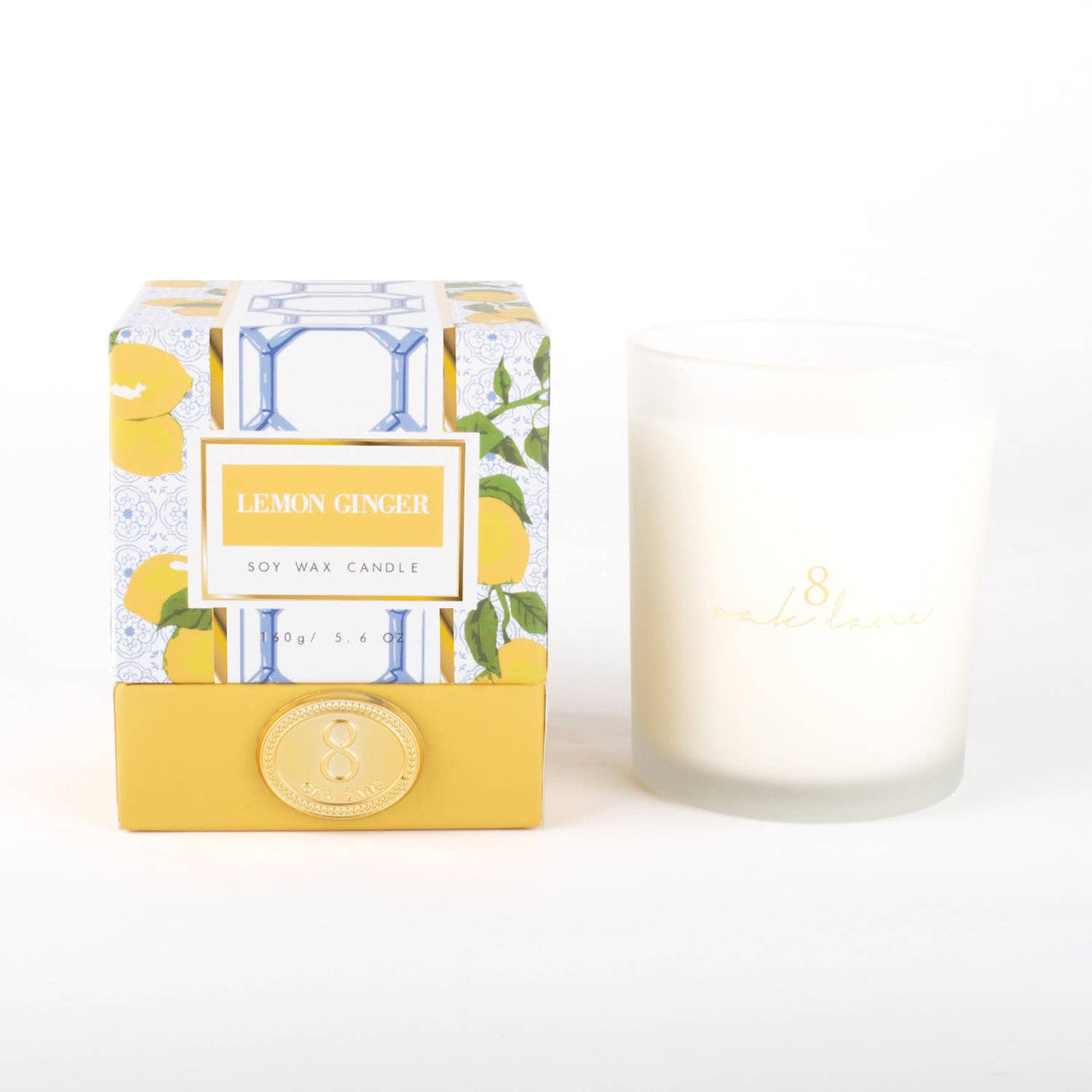 Soy Wax Candle Lemon Ginger