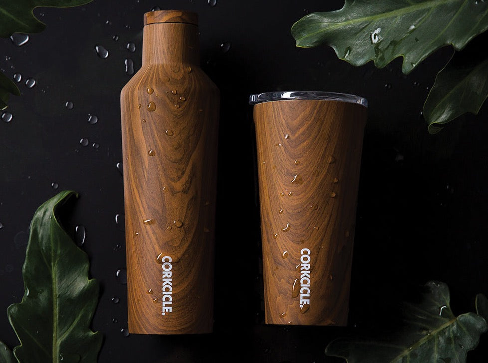 Tumbler 16oz Walnut Wood