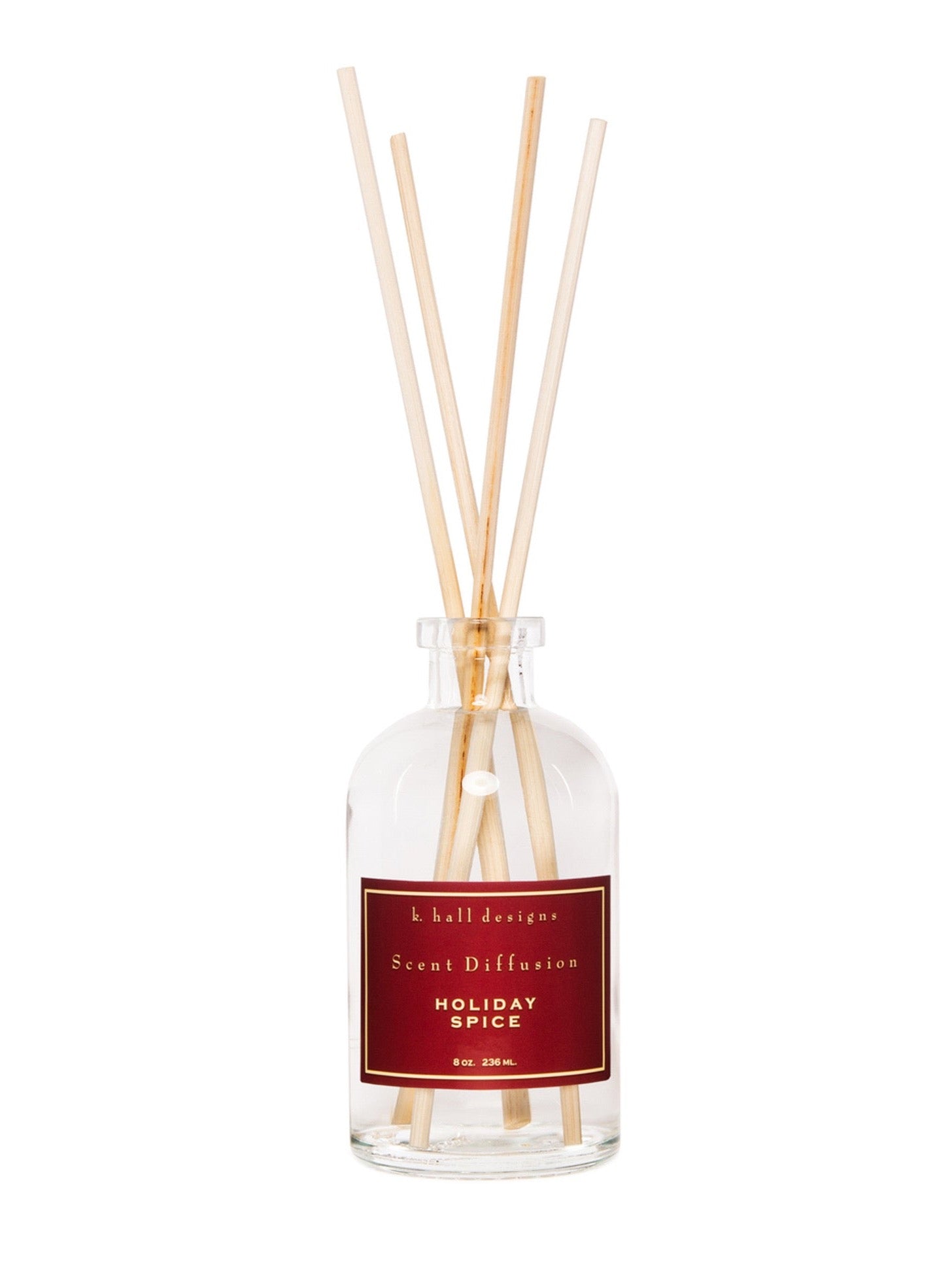 Boxed Diffuser Kit - Holiday Spice 8oz