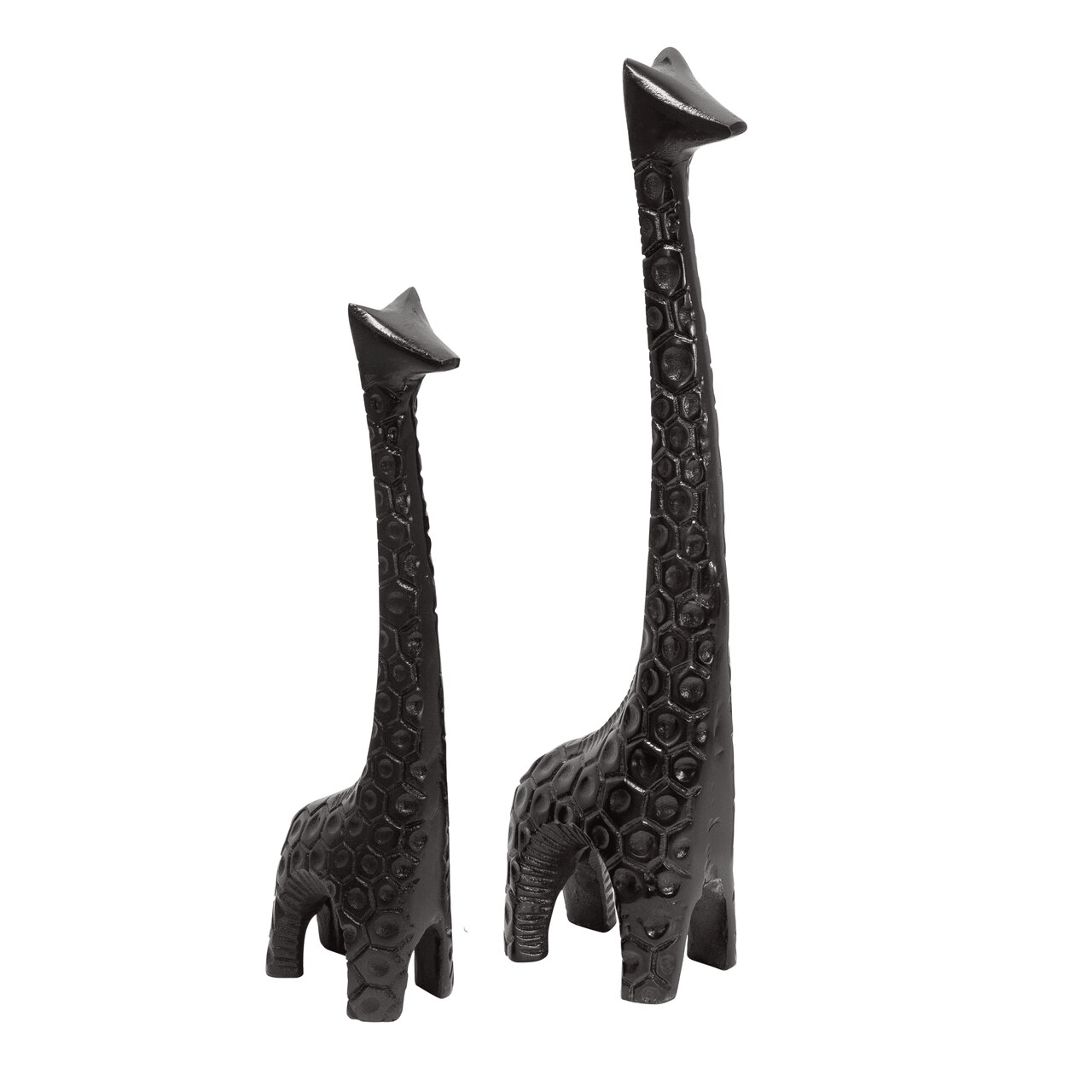 Aluminum 16" Giraffe Sculpture, Dark Bronze