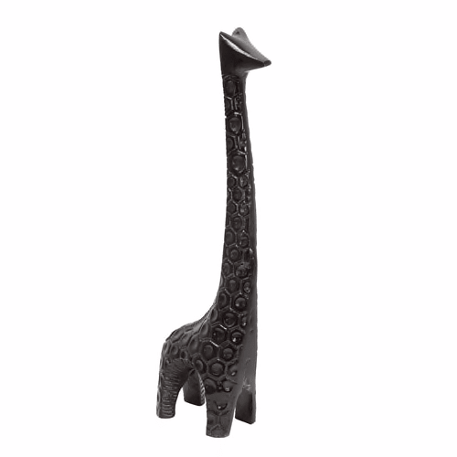 Aluminum 16" Giraffe Sculpture, Dark Bronze