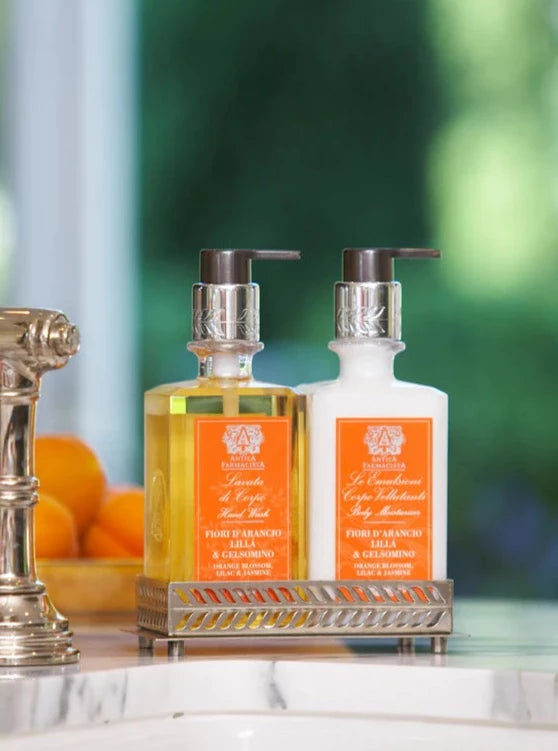 Decorative Tray For Hand Wash And Body Moisturizer