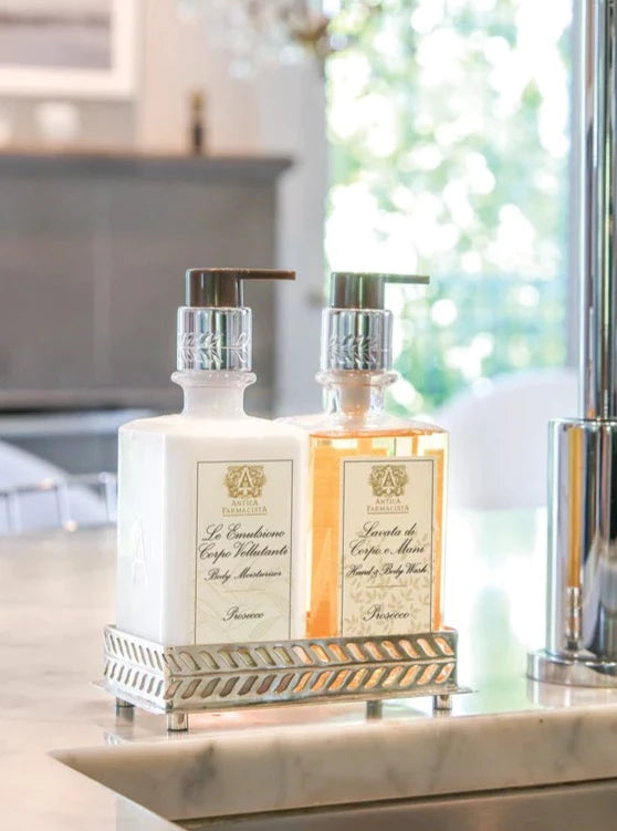 Decorative Tray For Hand Wash And Body Moisturizer