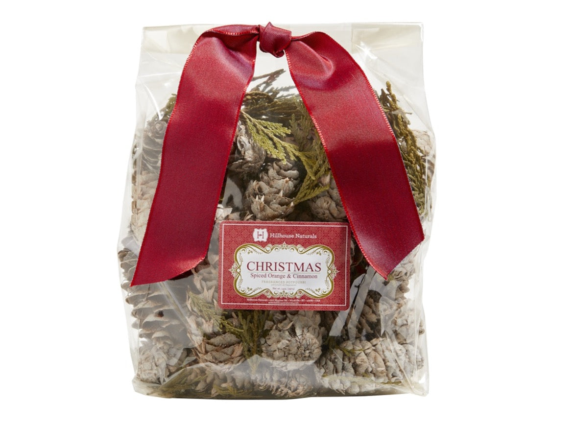 Christmas Potpourri White Pine Cones 14oz
