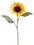 24″ Large Sunflower Spray x1 Yellow