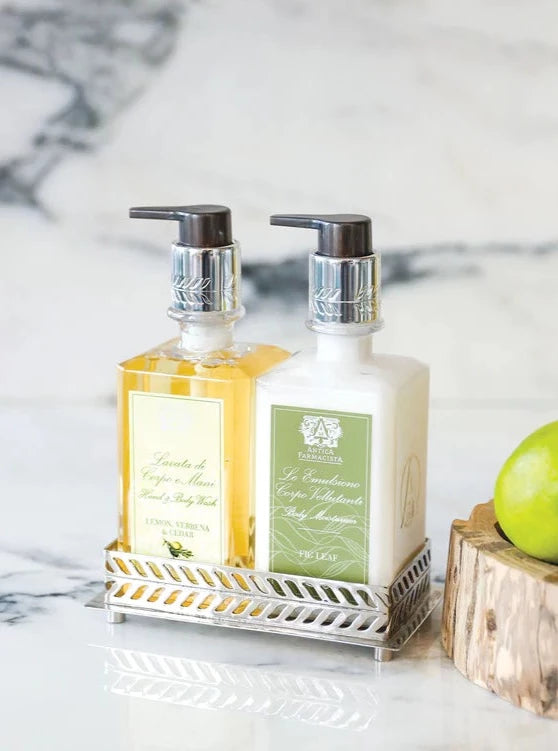 Decorative Tray For Hand Wash And Body Moisturizer