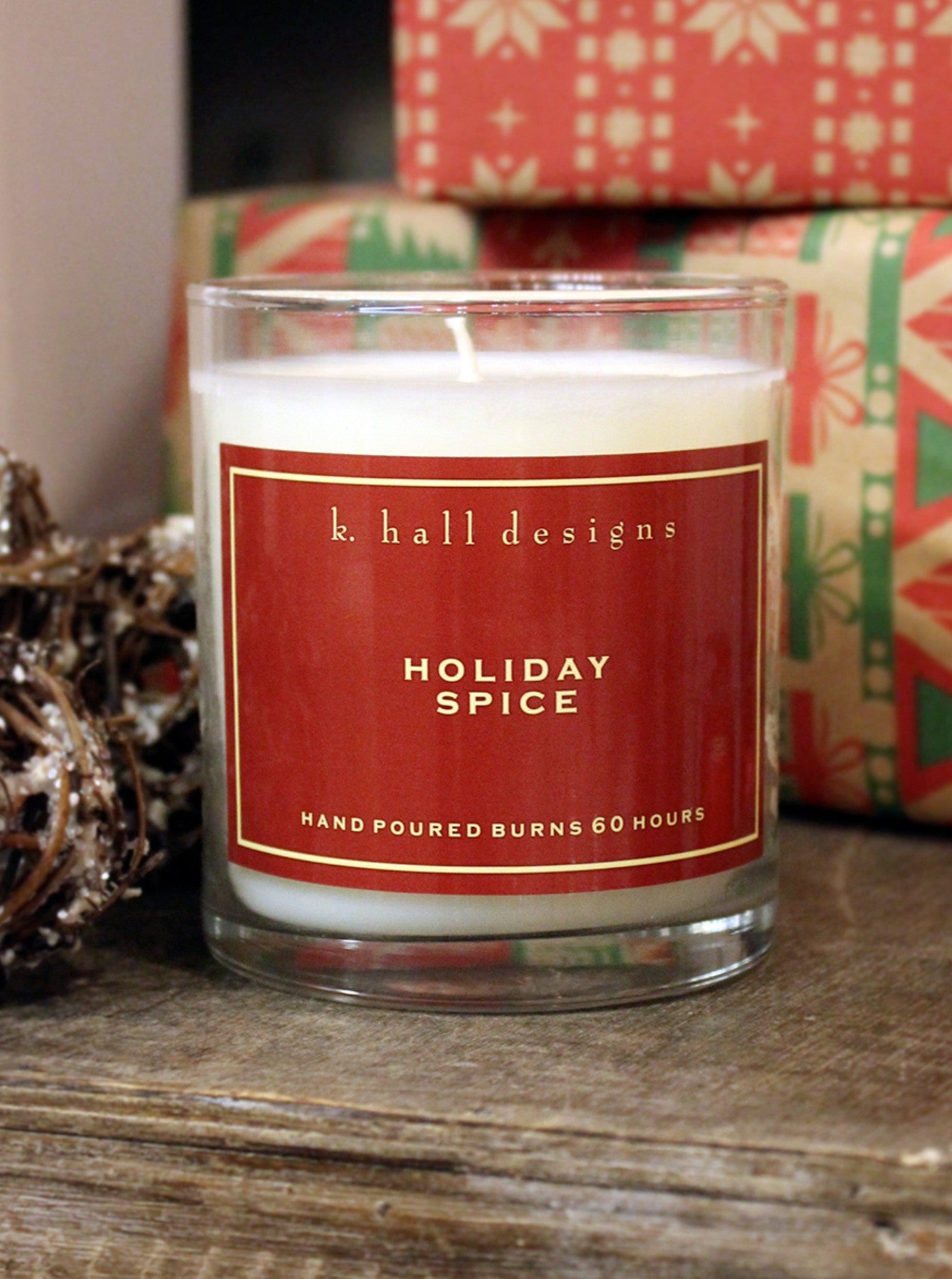 Boxed Jar Candle - Holiday Spice 8oz
