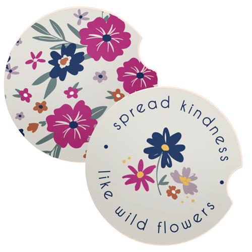 Car Coasters S/2 Spread Kindness