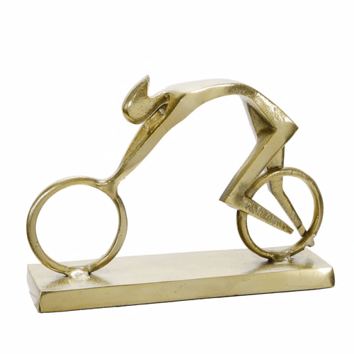 9" Metal Racing Man, Gold