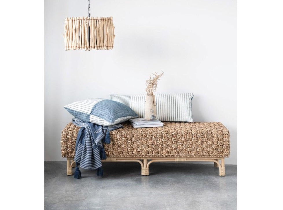 60"L x 50"W Woven Cotton Throw