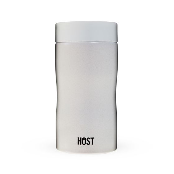 Stay Chill Slim Can Cooler In Pearl White