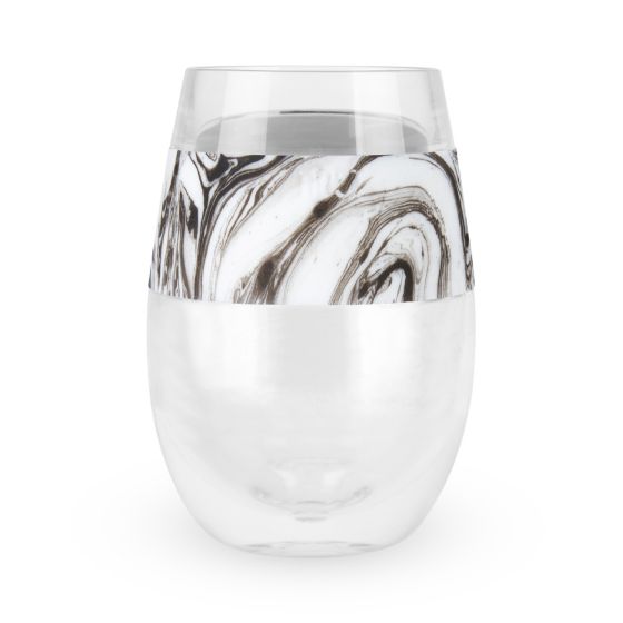 Wine Freeze Cooling Cup In Black Swirl
