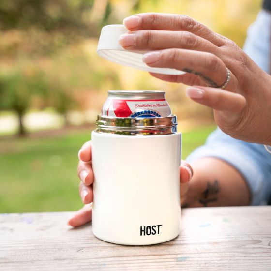 Stay Chill Standard Can Cooler In Pearl White