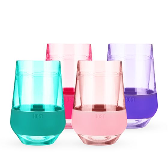 Wine Freeze XL Cooling Cups In Tinted Set