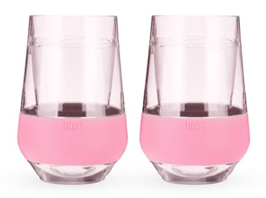 Wine Freeze XL Cooling Cups In Blush Tint