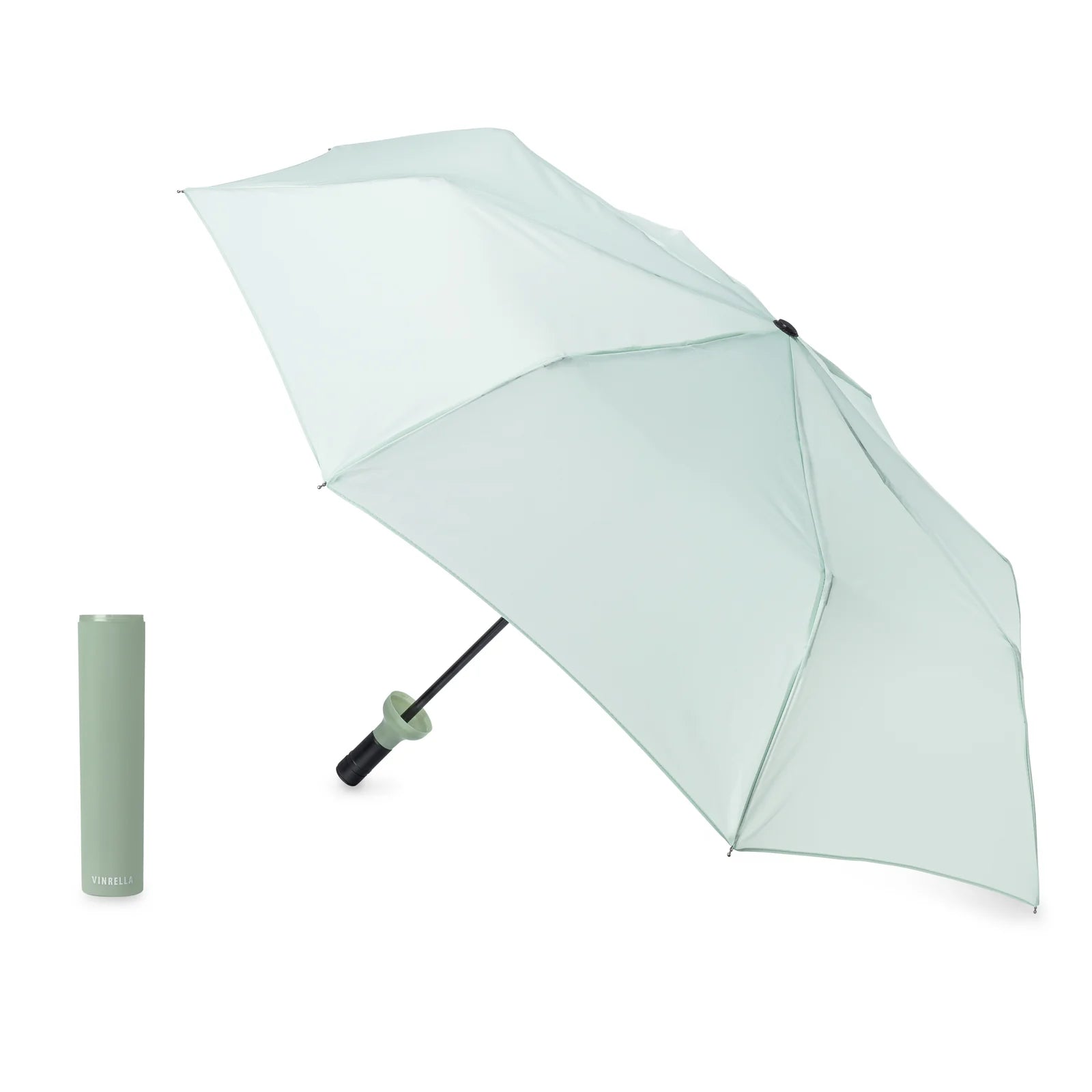 Wine Bottle Umbrella Sage Green