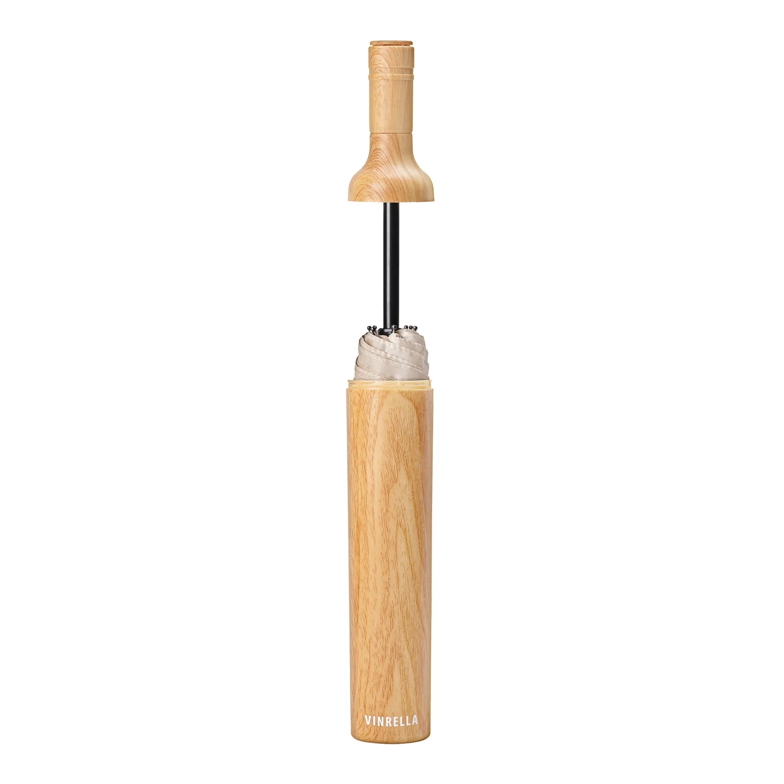 Wine Bottle Umbrella Light Wood