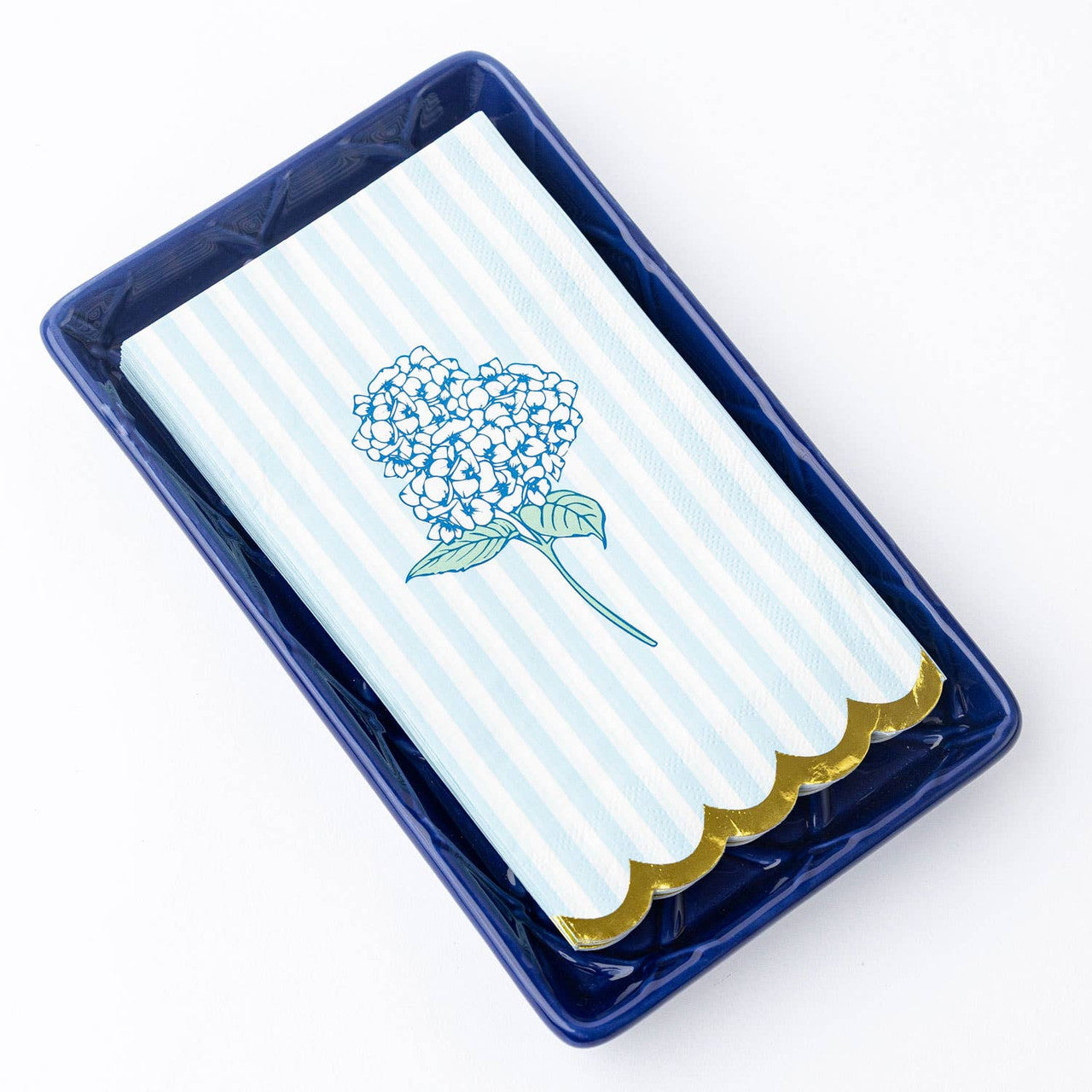 Txtd Guest Towel Tray Navy
