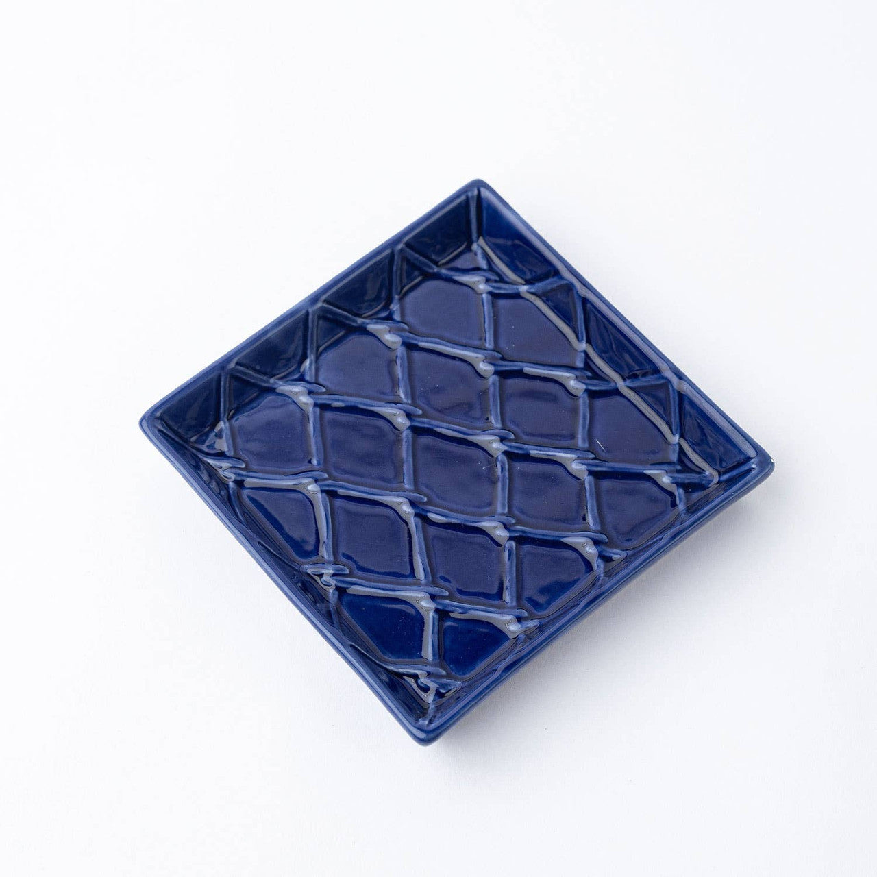 Txtd Beverage Napkin Tray Navy