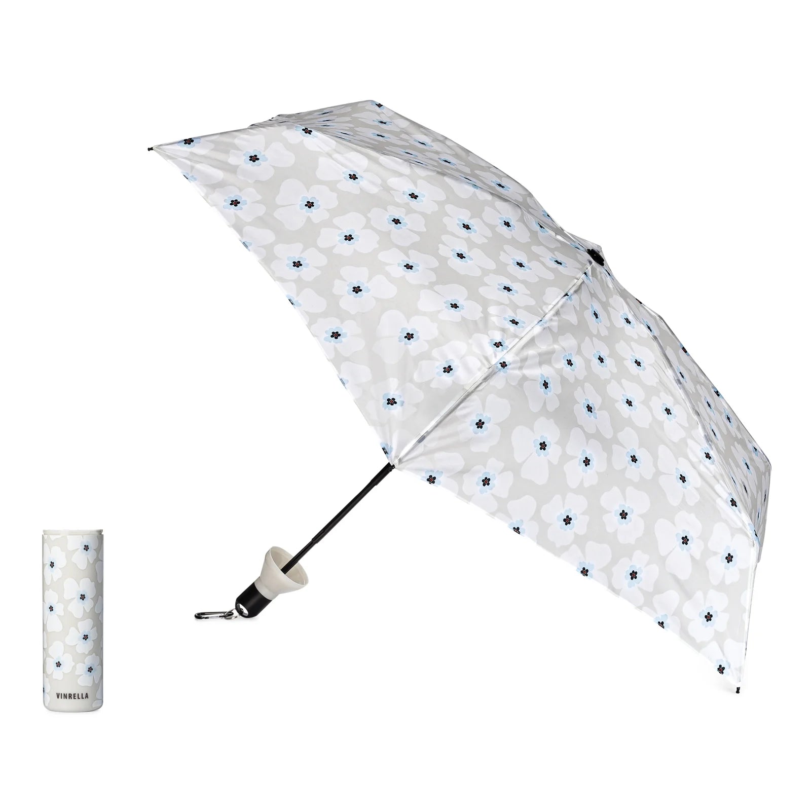 Water Bottle Umbrella Nikki On Gray